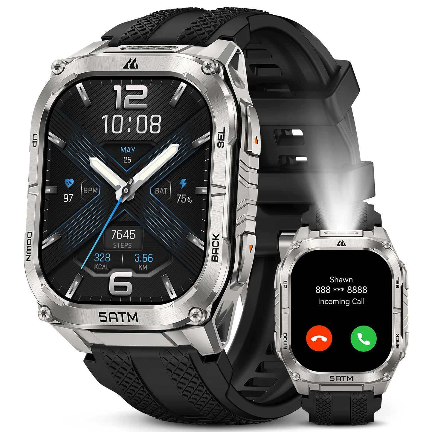 KOSPET Tank M4C Rugged Smartwatch For Men With GPS 5ATM