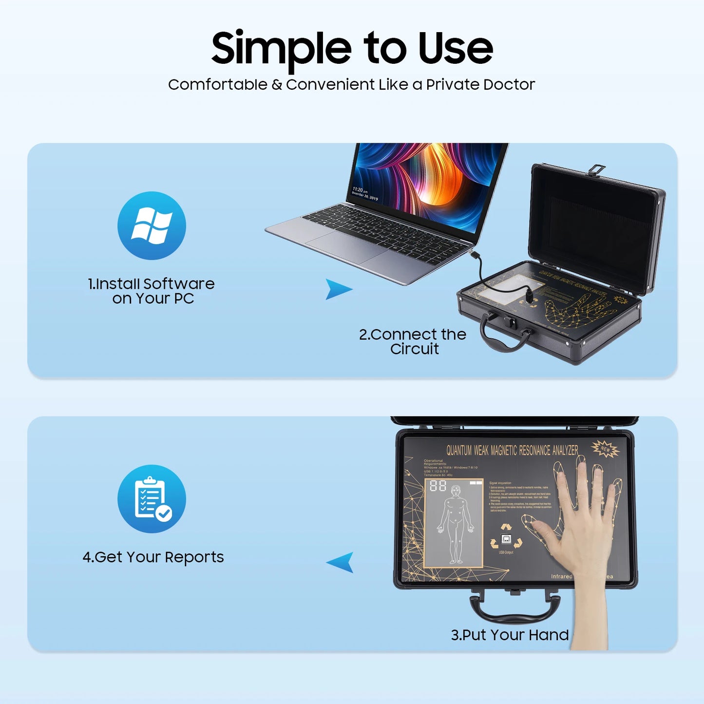 Body Health Analysis Assistant Smart Health Monitor