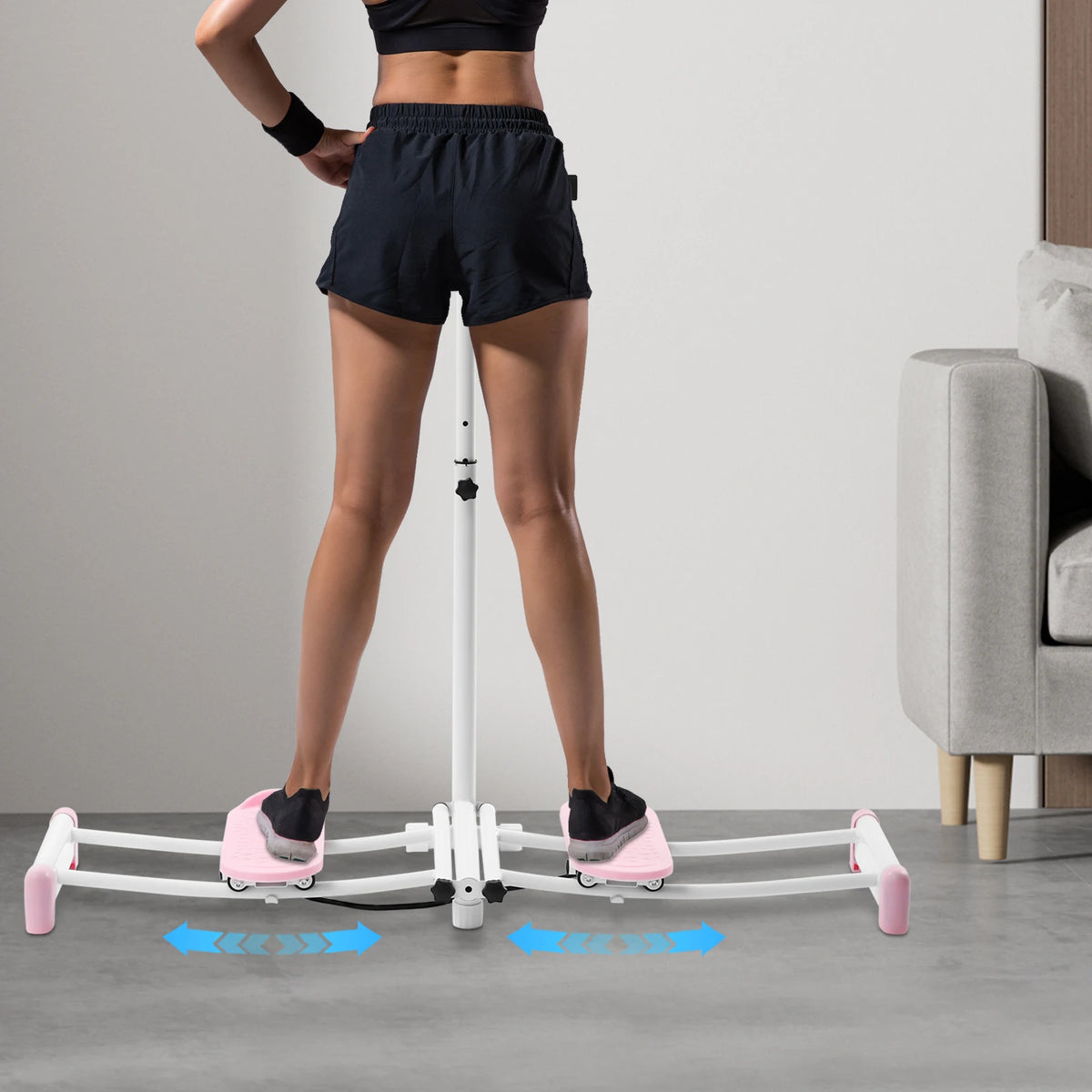 Pelvic Floor Muscle Trainer and Ski Simulator Leg Fitness Machine
