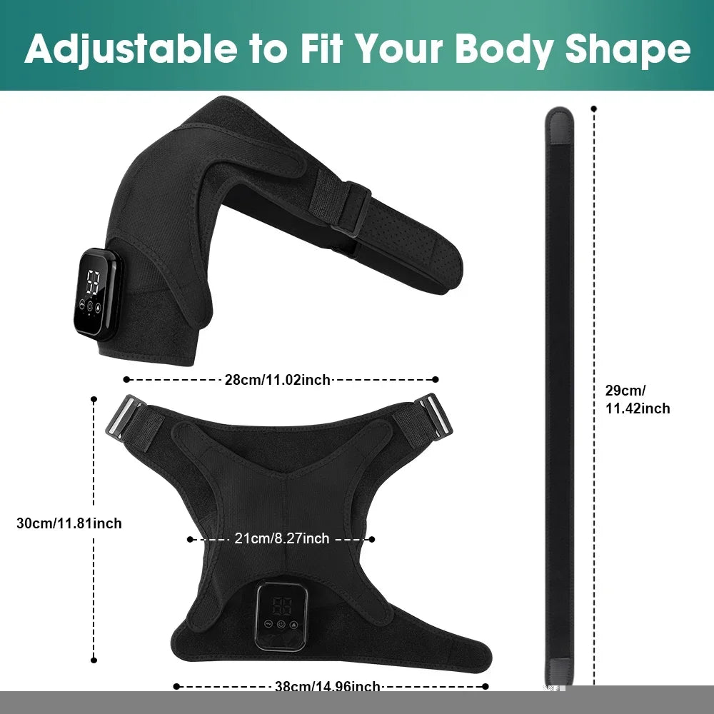 MsDear Electric Heating Massage Brace For Elbow Joint Pain Relief