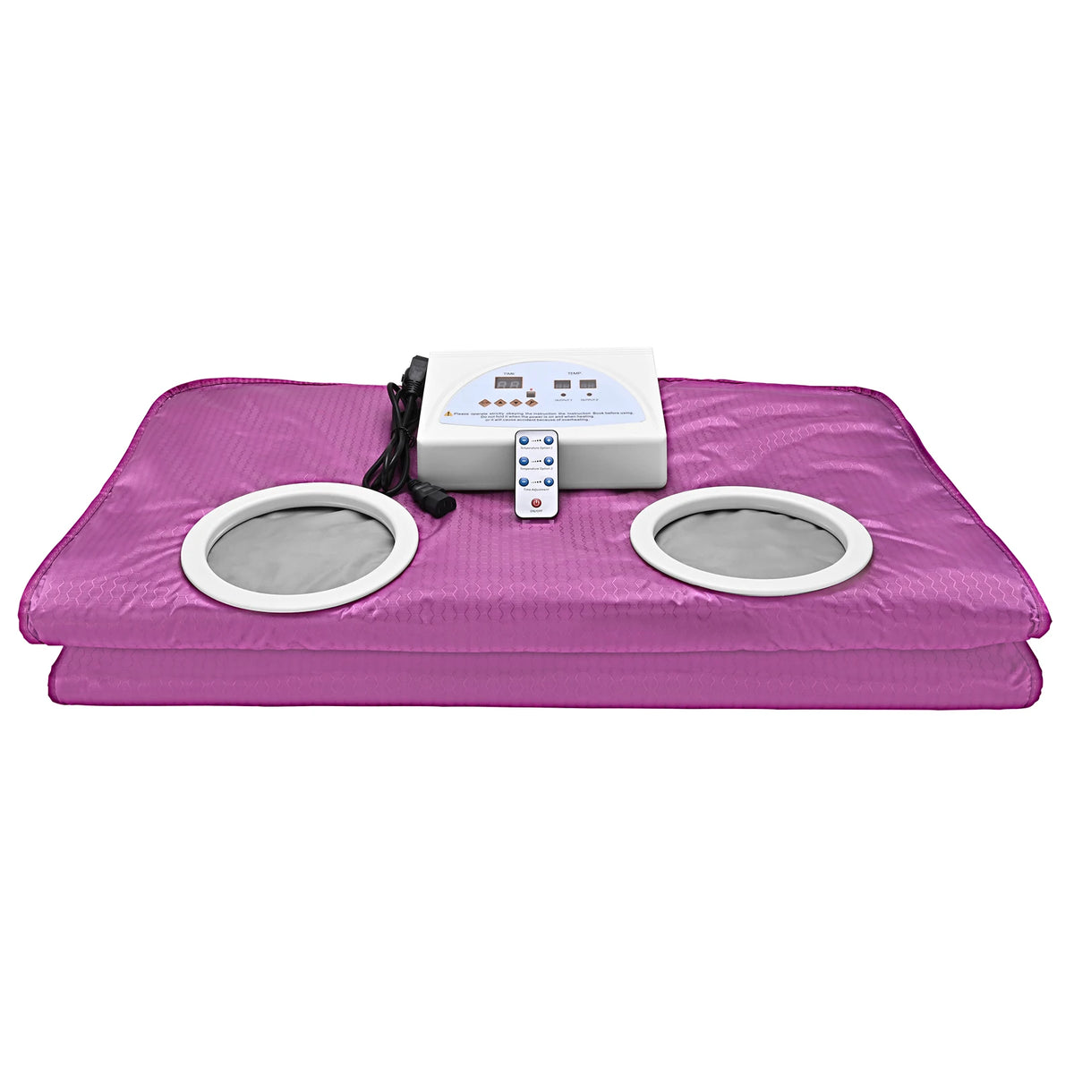 Portable Heated Sauna Blanket With Remote Control For Home Spa