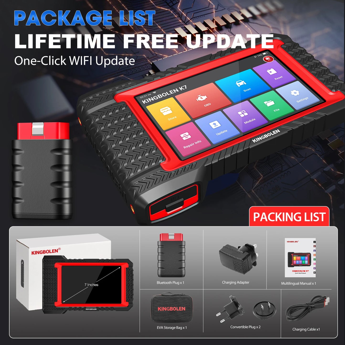 Lifetime ALL System Car Diagnostic Tools
