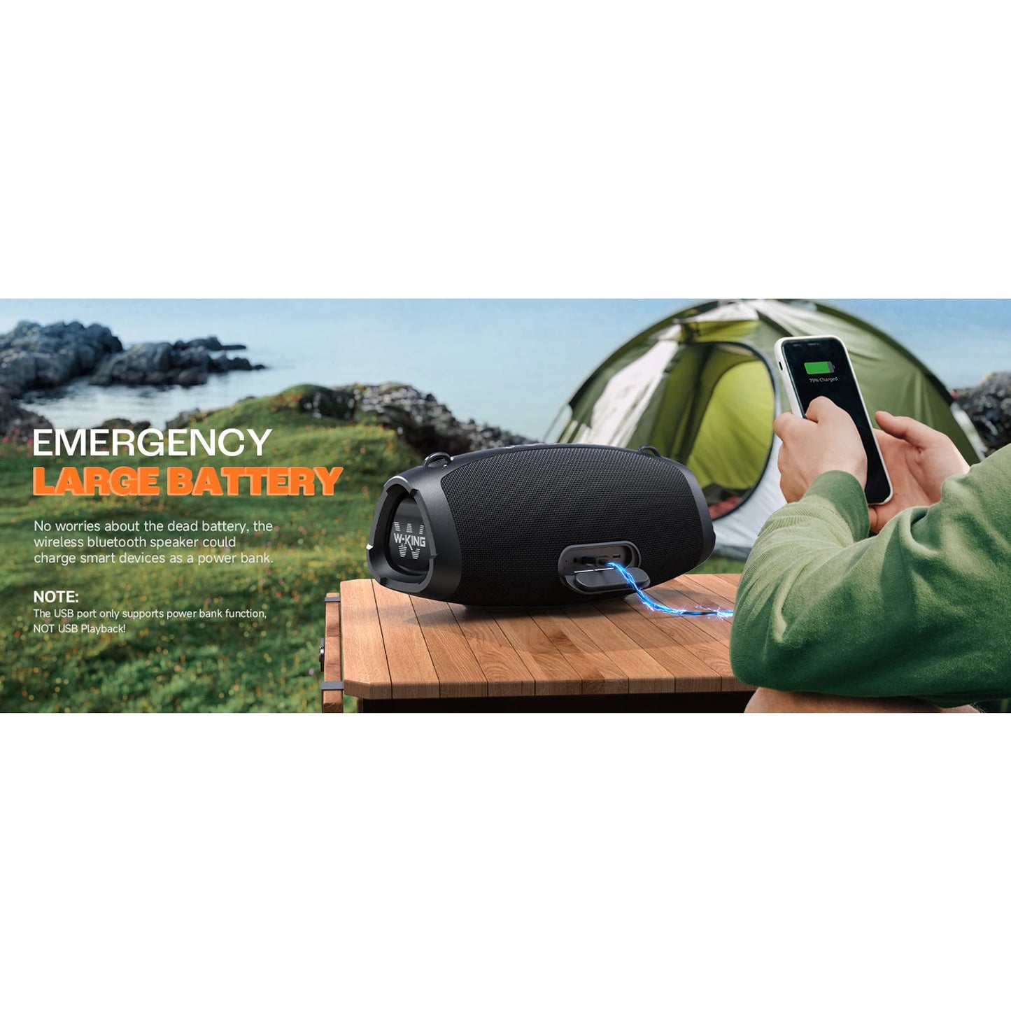 W-KING X10 Wireless Bluetooth Boombox