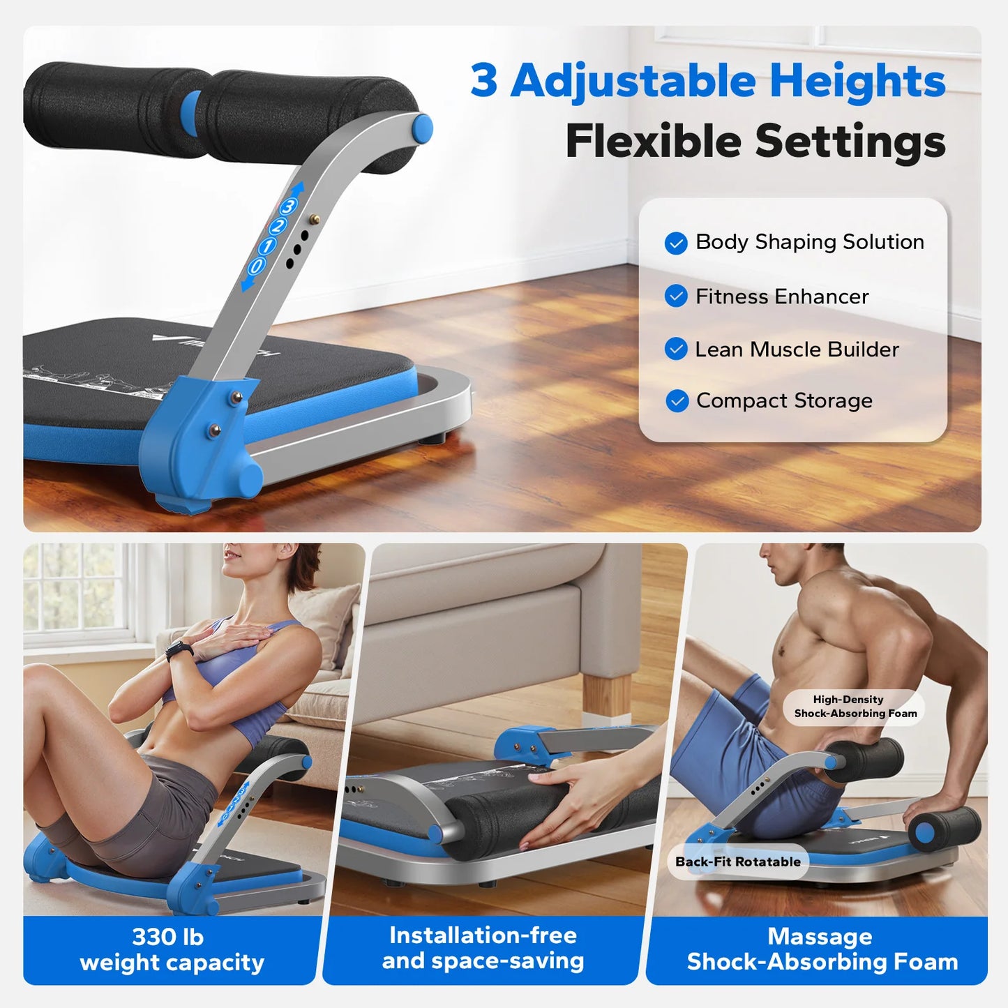 MERACH Ab Machine Abdominal Trainer