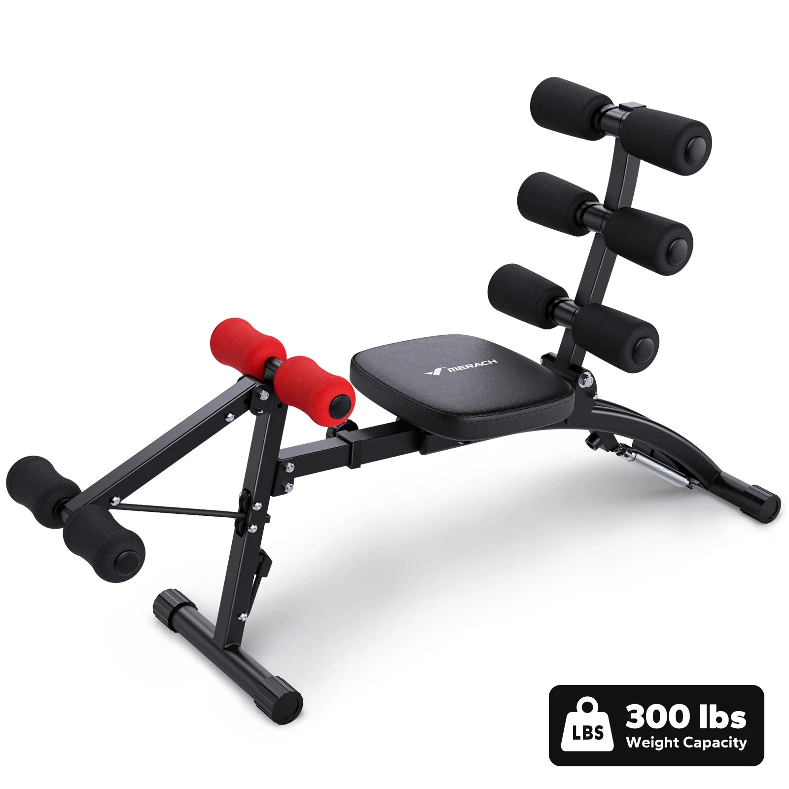 MERACH Ab Machine Adjustable Ab Trainer Workout Bench