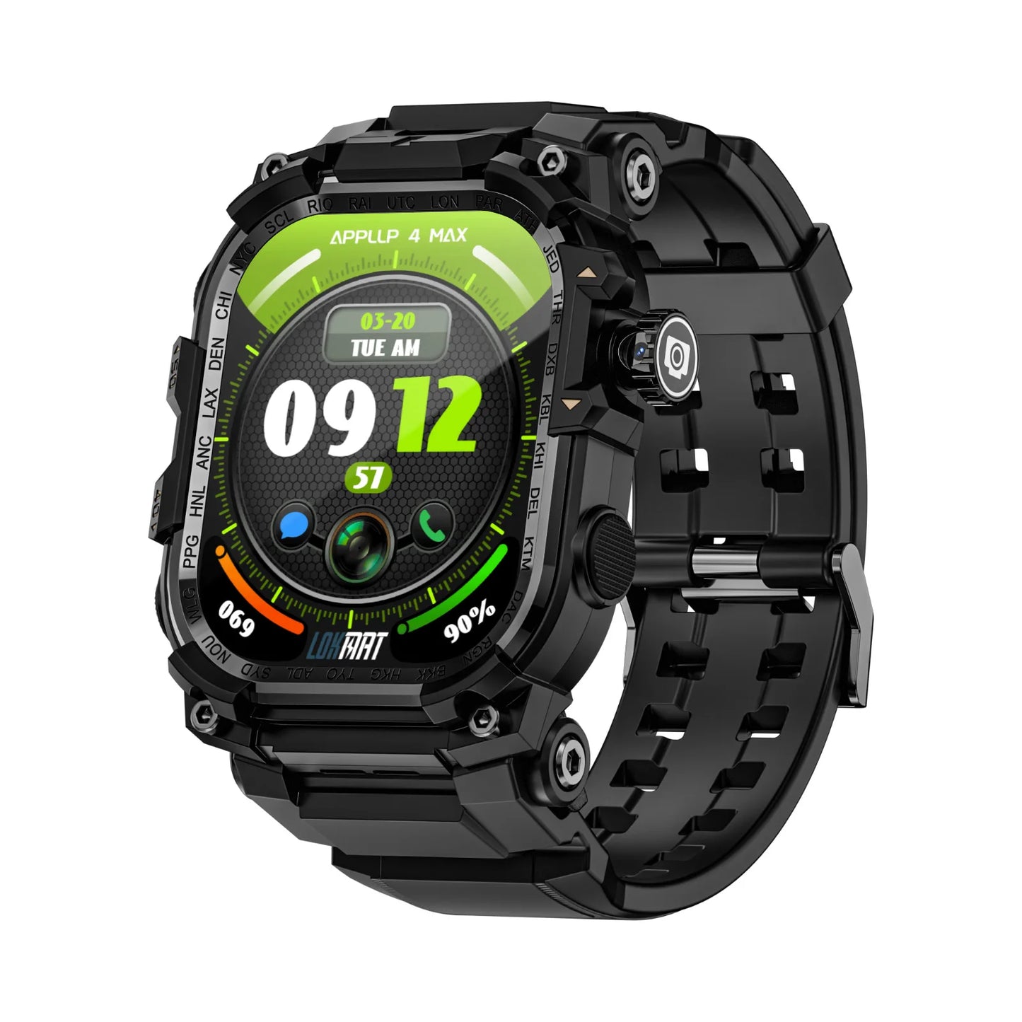 LOKMAT APPLLP 7 Max Android Smartwatch AMOLED 4G Touch Screen