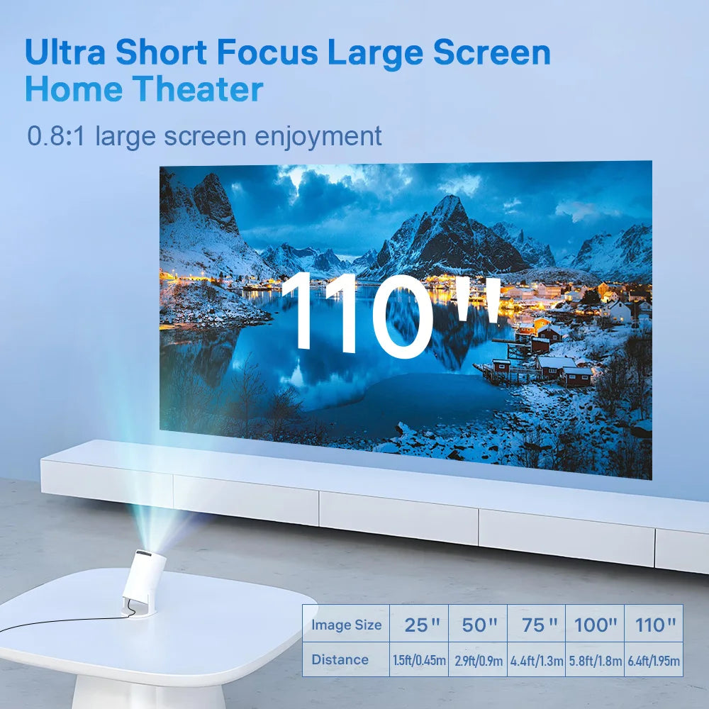LynCast Projector Outdoor Theater, Home Cinema Portable
