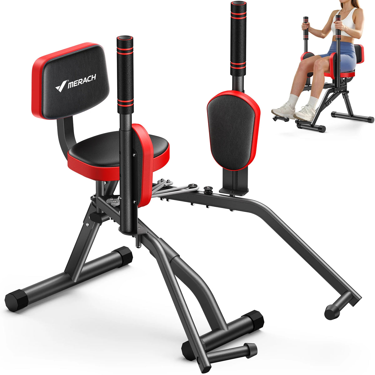 MERACH Hip Abductor Machine for Home Gym Strength Training
