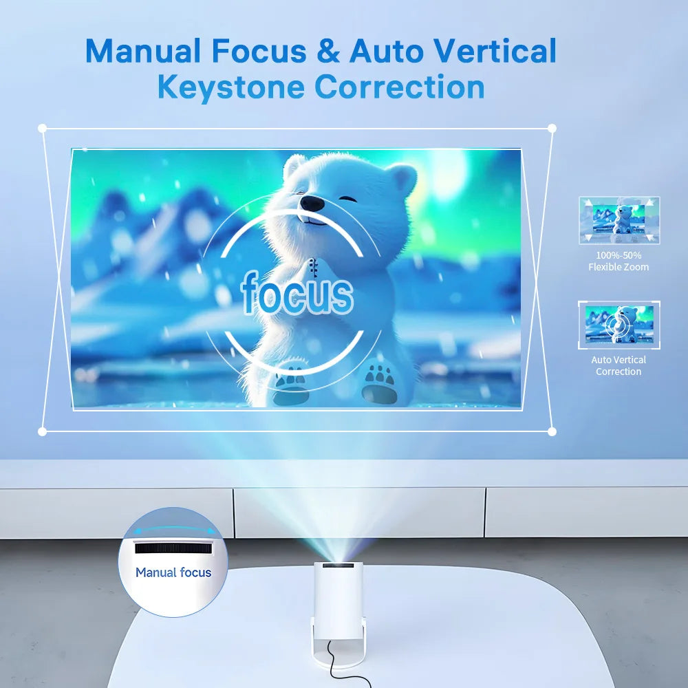 LynCast Projector Outdoor Theater, Home Cinema Portable