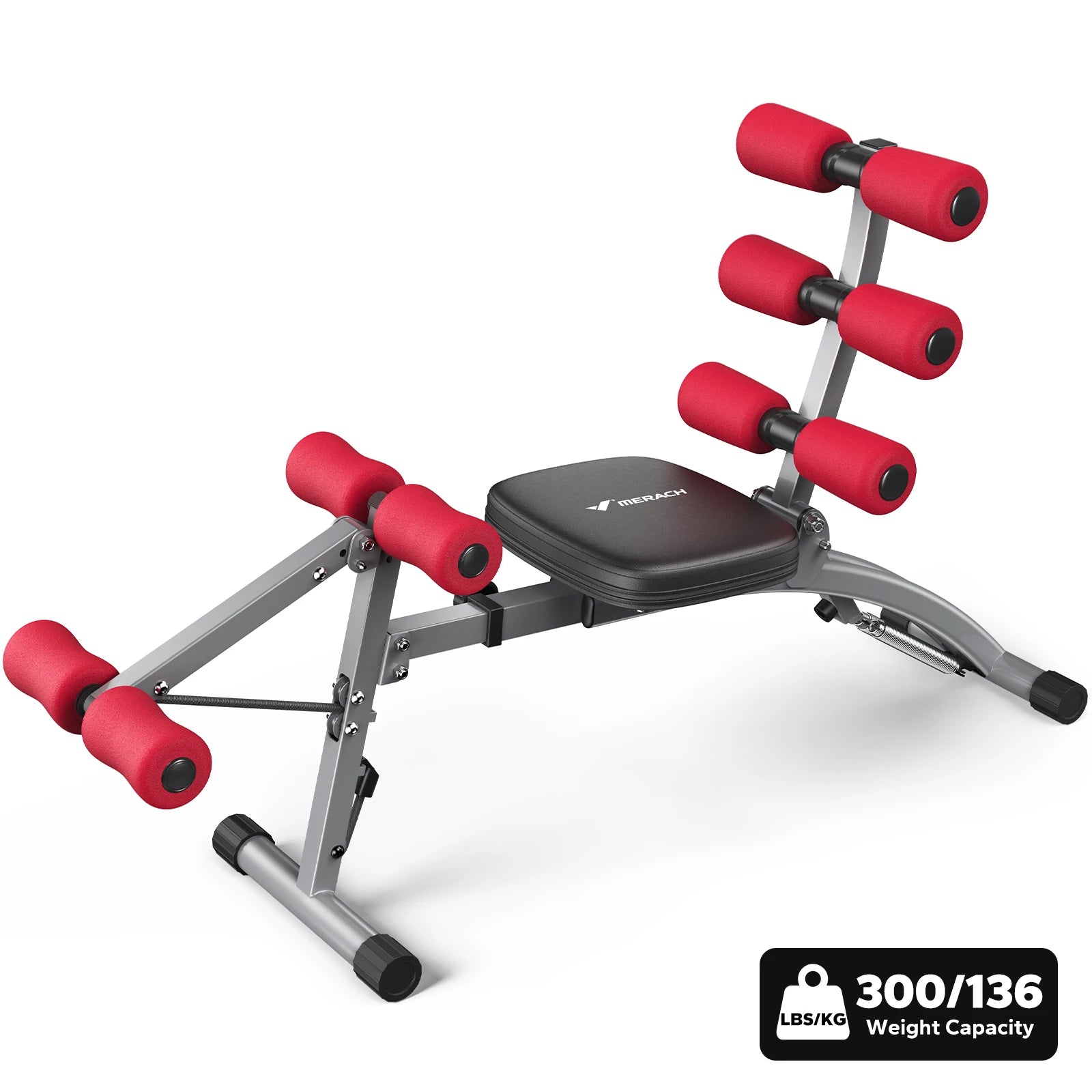 MERACH Ab Machine Adjustable Ab Trainer Workout Bench