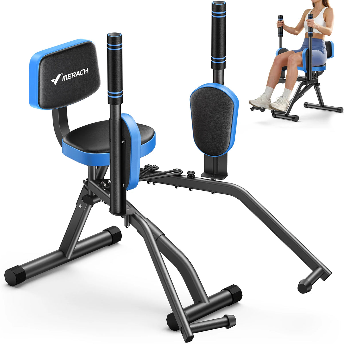MERACH Hip Abductor Machine for Home Gym Strength Training