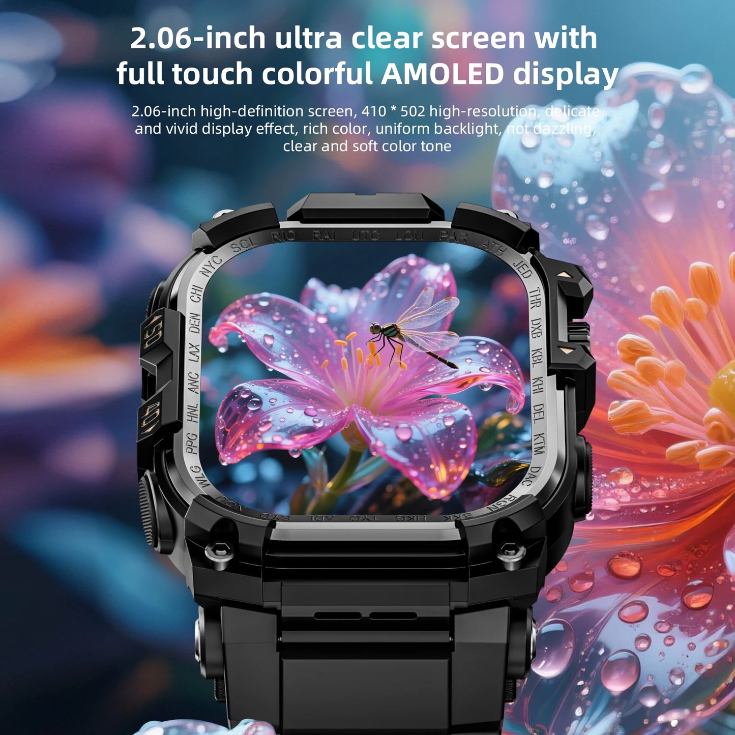 LOKMAT APPLLP 7 Max Android Smartwatch AMOLED 4G Touch Screen