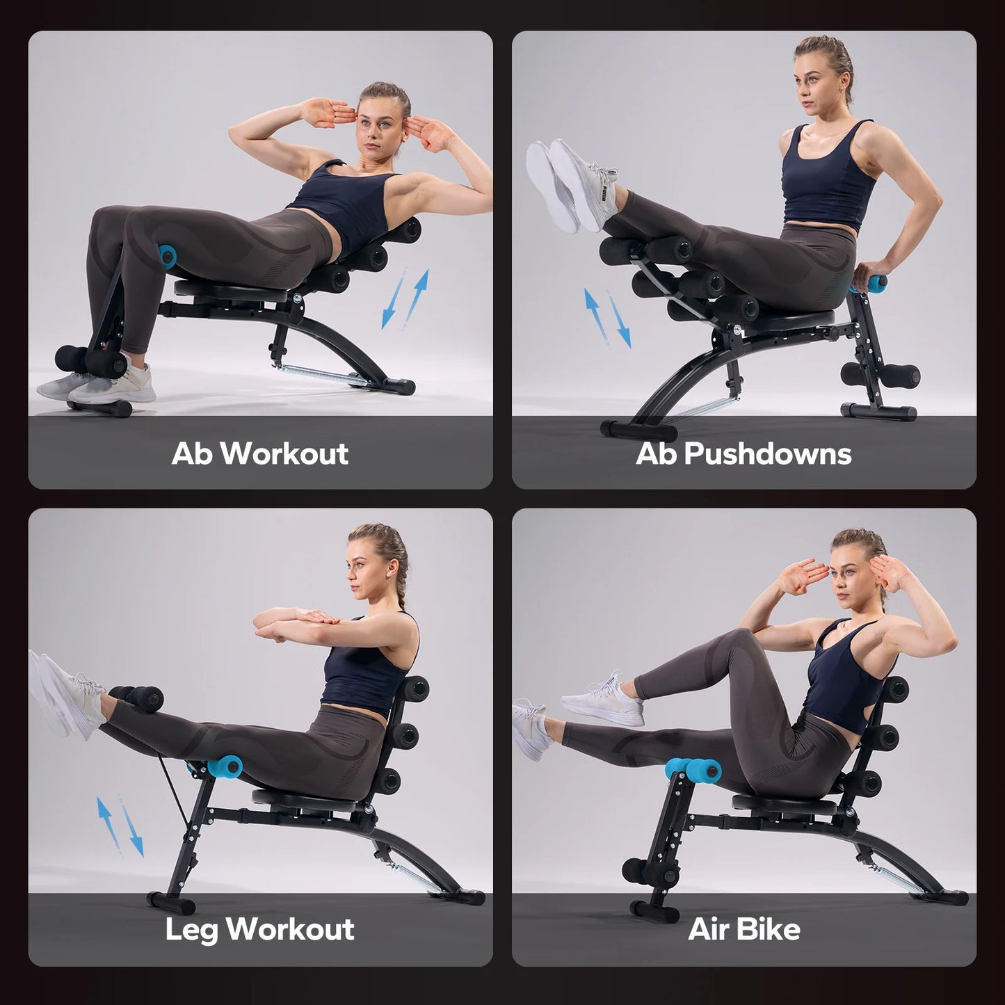 MERACH Ab Machine Adjustable Ab Trainer Workout Bench