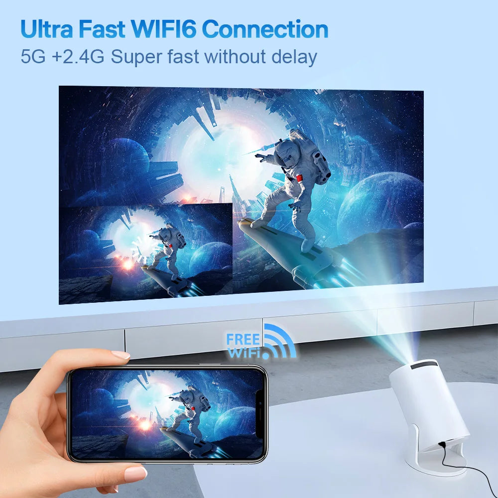 LynCast Projector Outdoor Theater, Home Cinema Portable