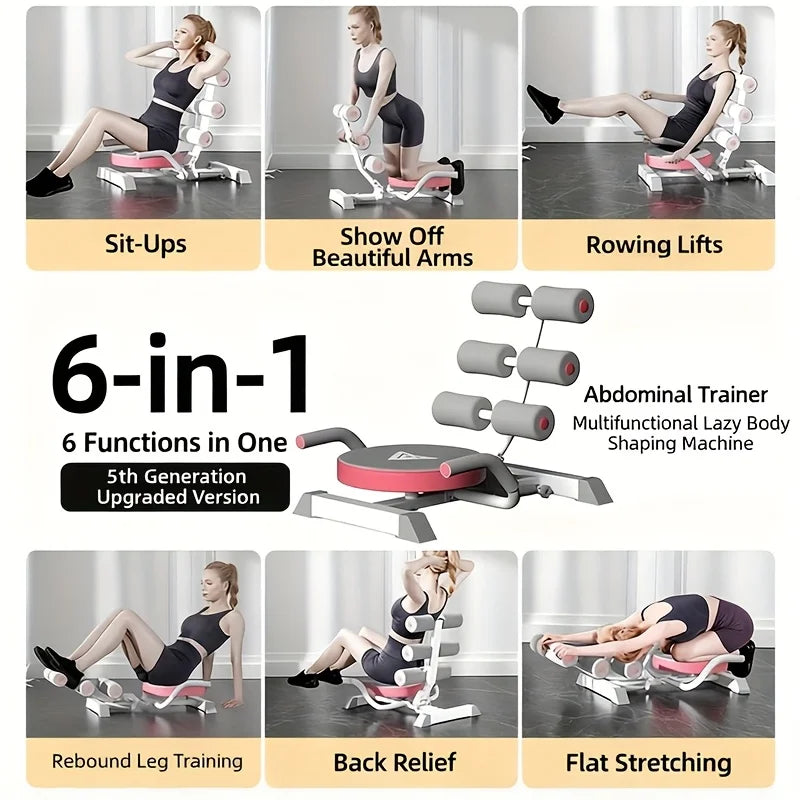 MBB Foldable Abdominal Exercise Equipment With Spring Assisted Sit Up