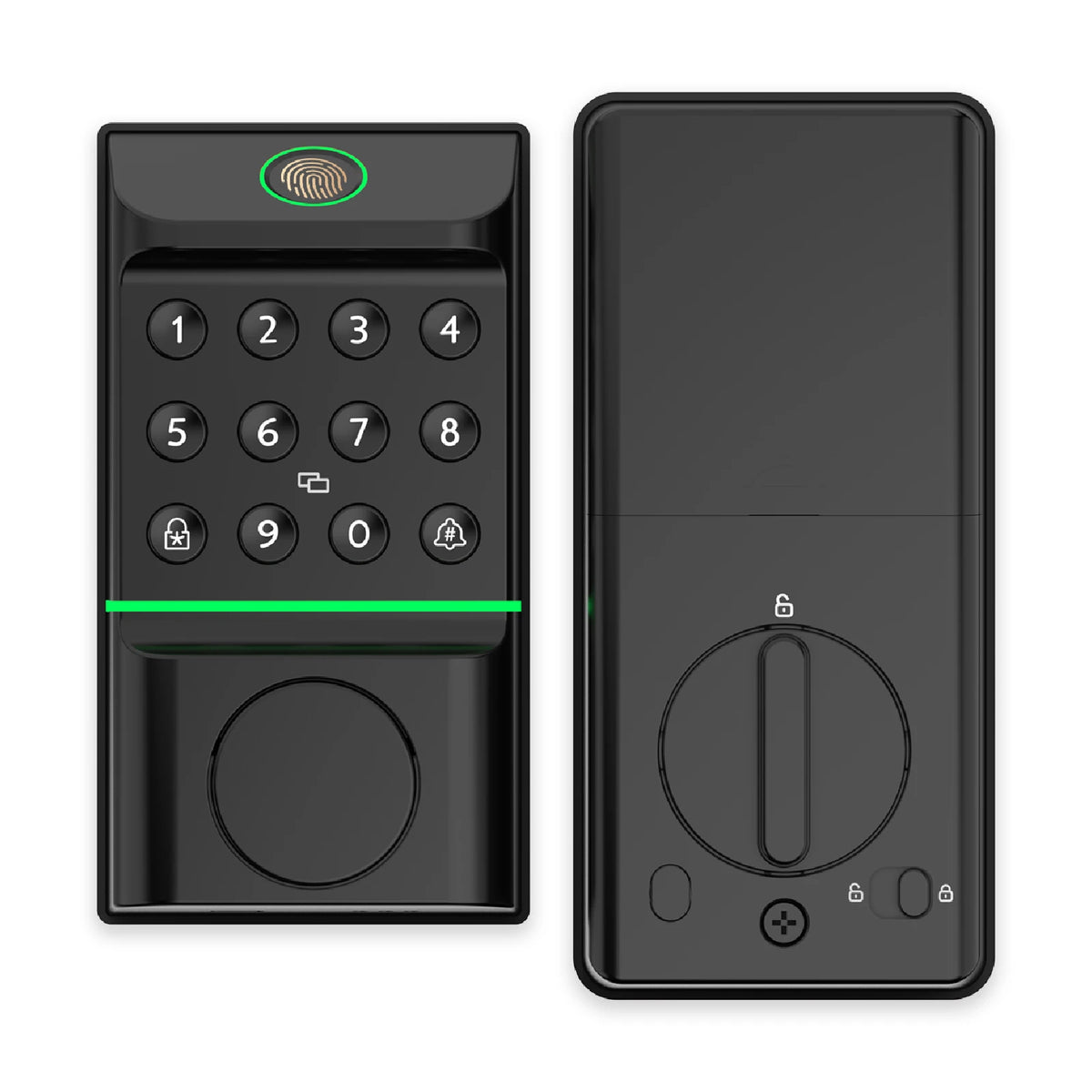 Viladepot Smart Lock Fingerprint Door Lock, App Control, Passcode Unlock ,Electronic Touchscreen, Keypad Smart Door Handel