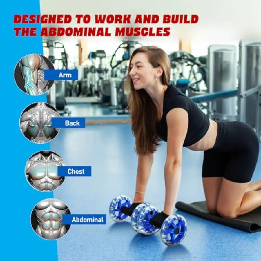Ab Roller Wheels for Core Strength and Abdominal Workout