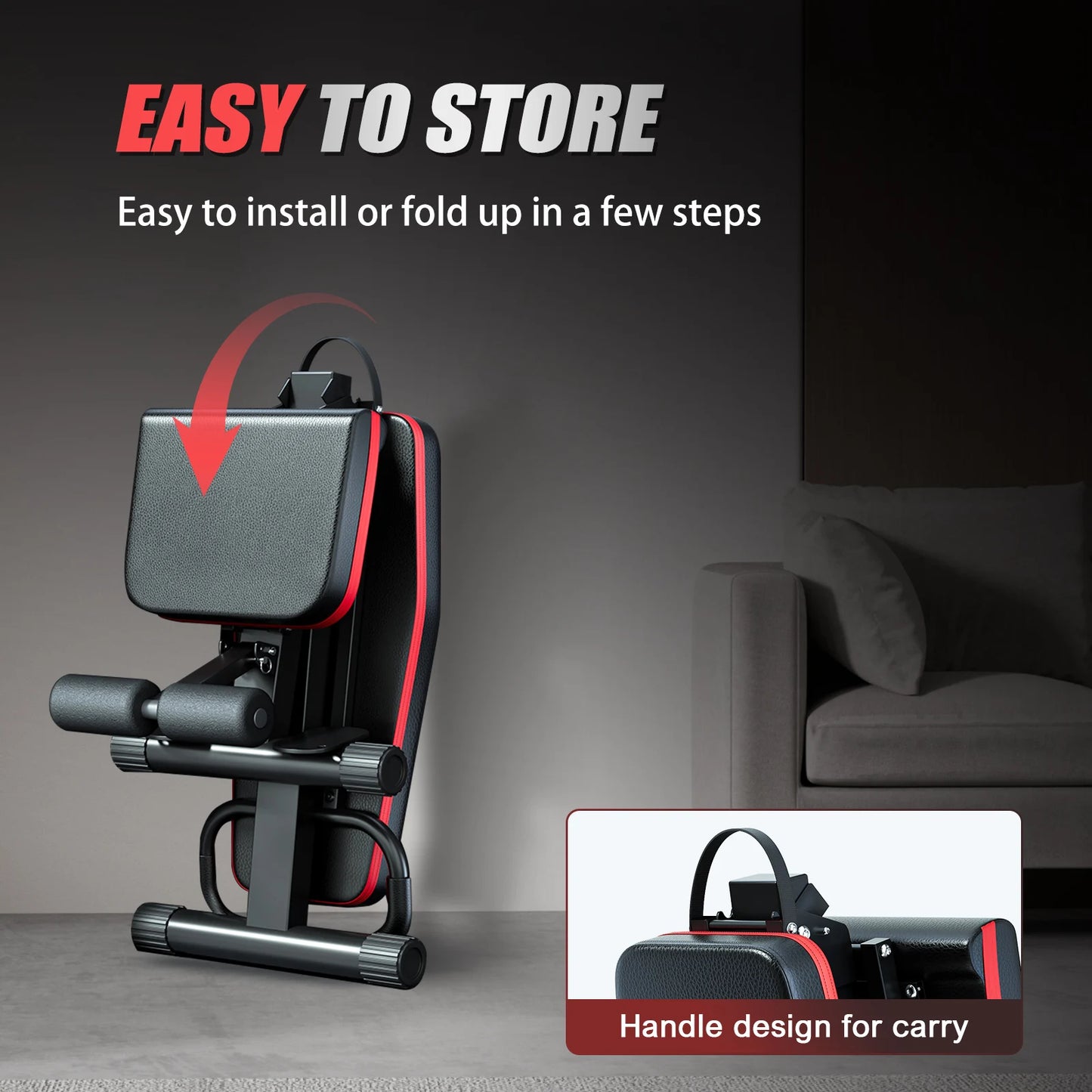 14-in-1 Foldable Dumbbell Bench Workout Station