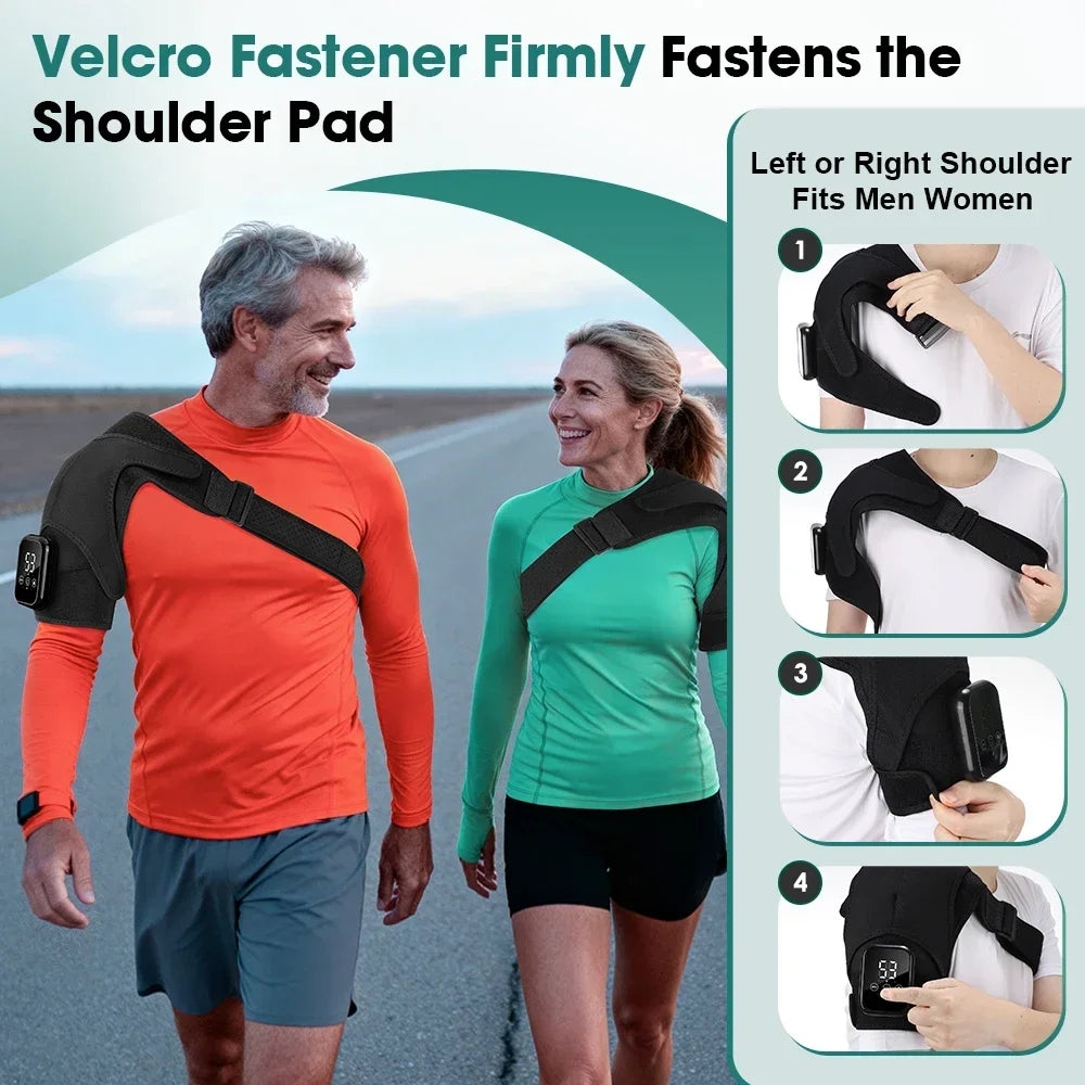 MsDear Electric Heating Massage Brace For Elbow Joint Pain Relief