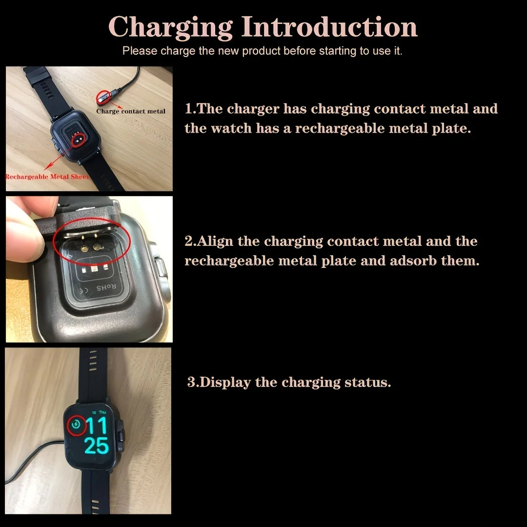 2026 Latest Smartwatch, Unisex. Wireless Calling/Texting/Multiple Sports Modes/Remote Camera Control/Fitness Tracker,