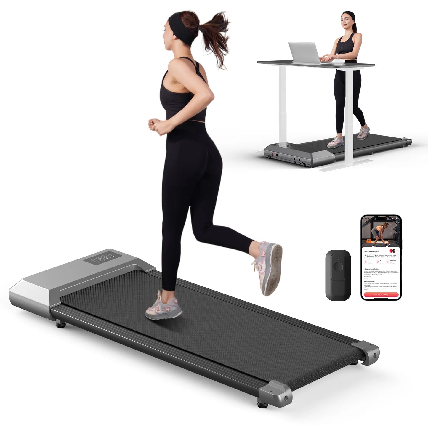 Superun Home Treadmill 2.5HP Walking Running Fitness Machine