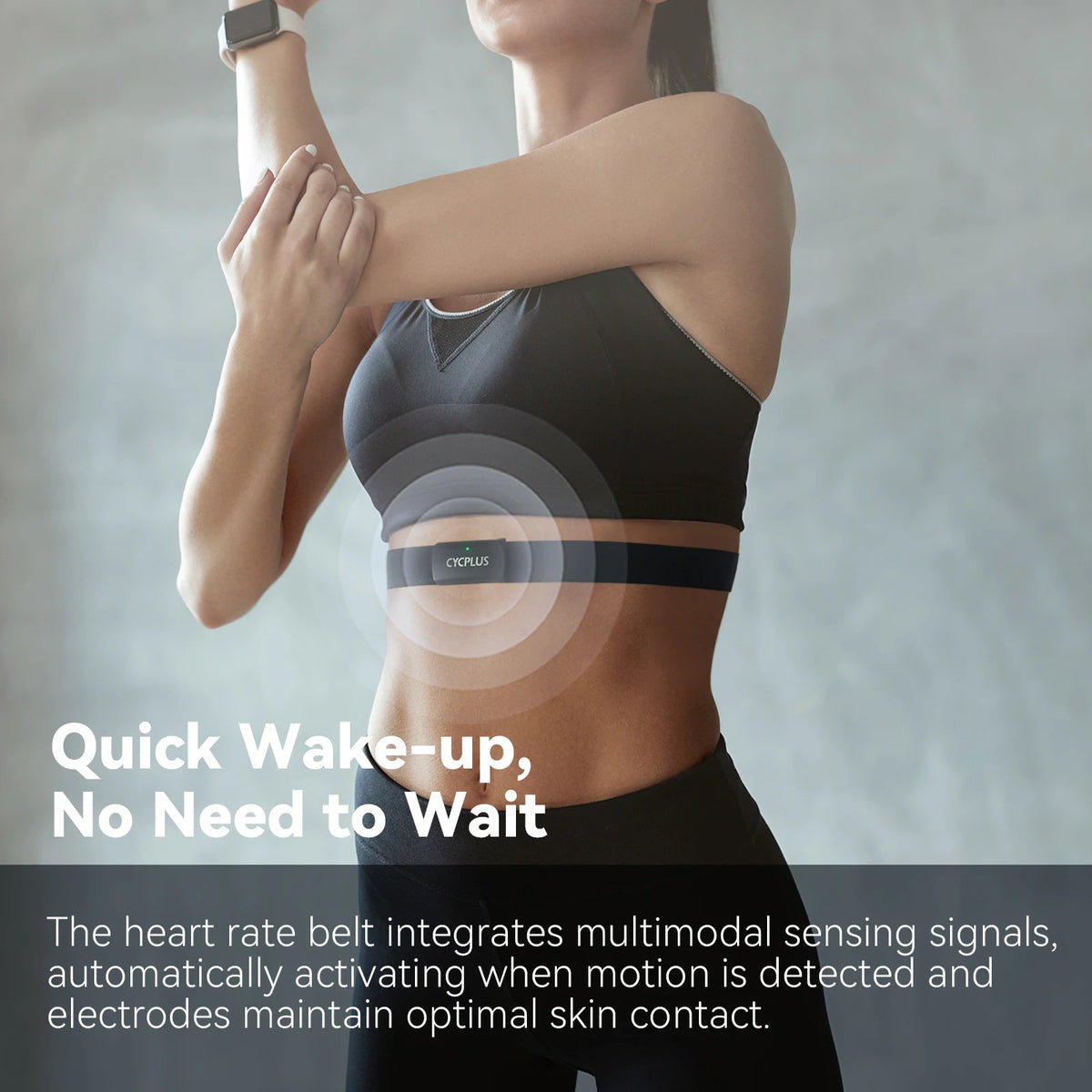 CYCPLUS H2 Heart Rate Monitor Chest Strap Bluetooth Smart Tracking