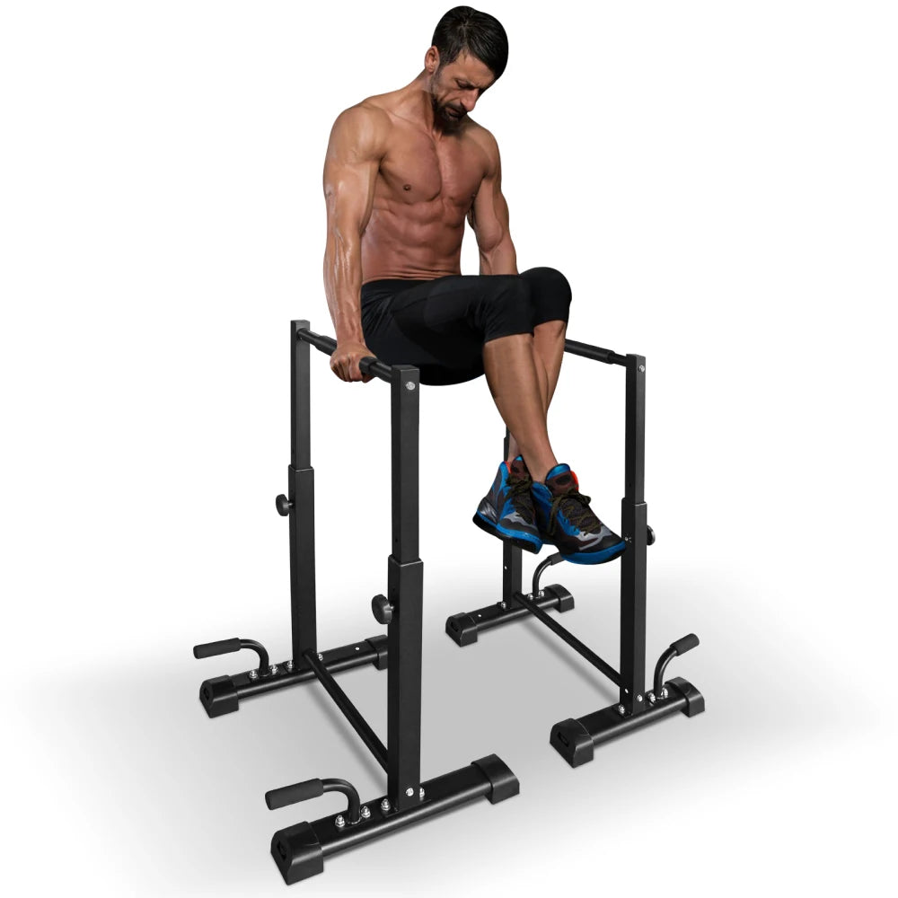 Adjustable Dip Bar Station And Pull Up Bars For Fitness
