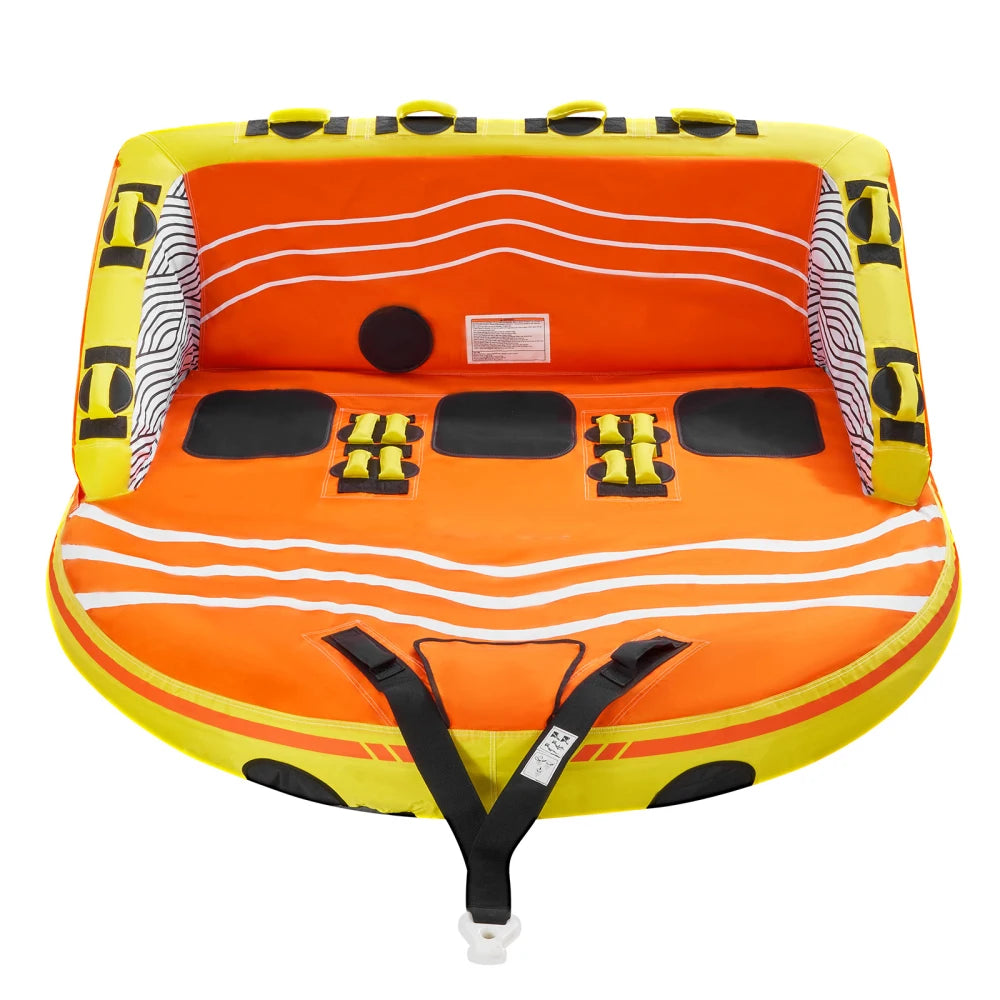 Towable Inflatable Boat With UV Resistant Build And Foldable Quick Inflation