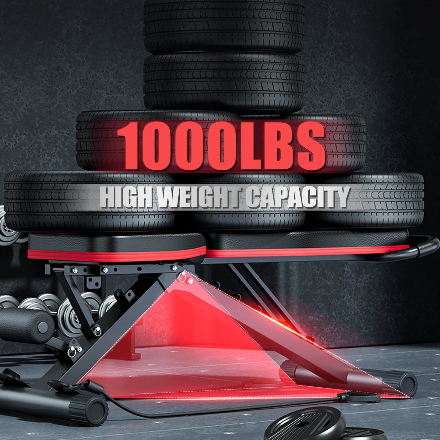 14-in-1 Foldable Dumbbell Bench Workout Station