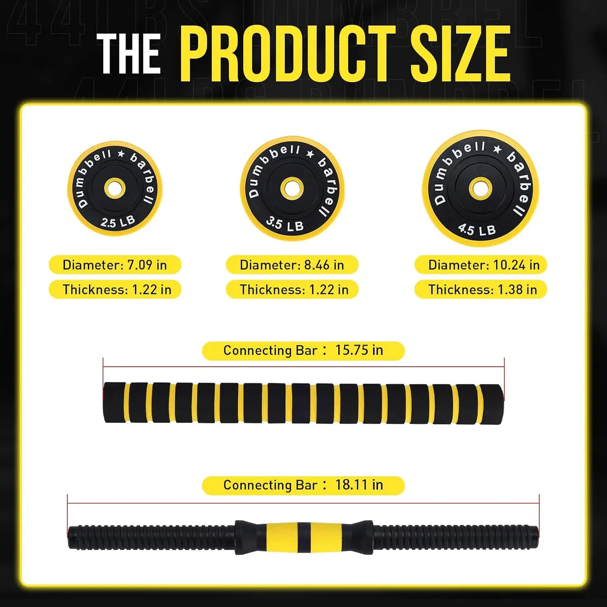 Adjustable Dumbbell Set for Strength Training and Home Workouts