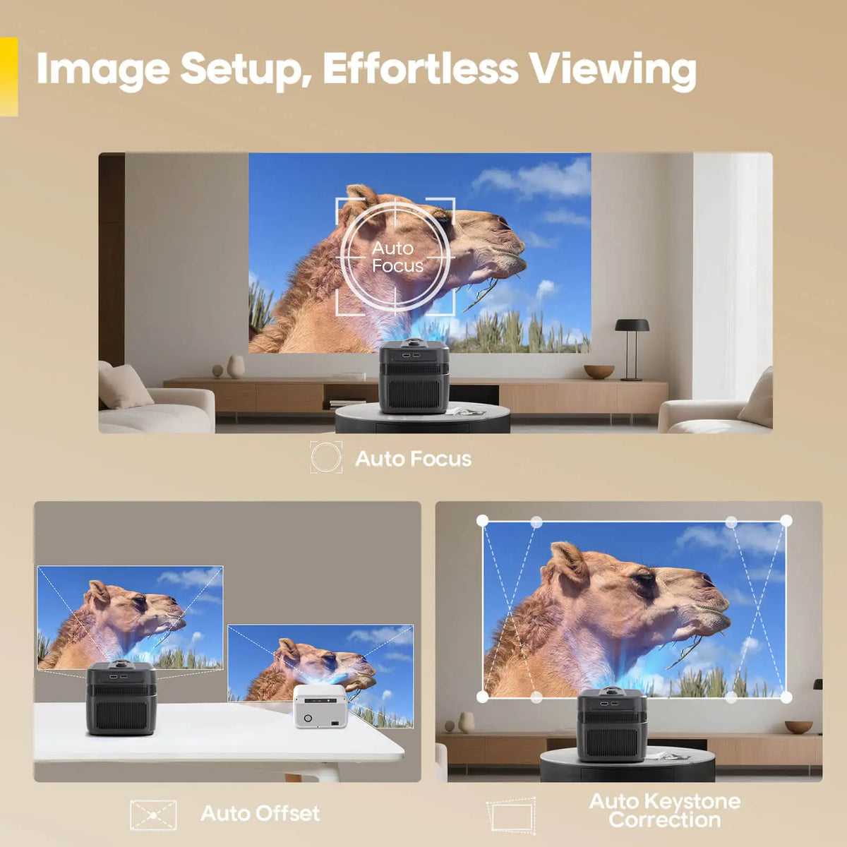 Magcubic Auto Focus Ultra Short Throw Projector