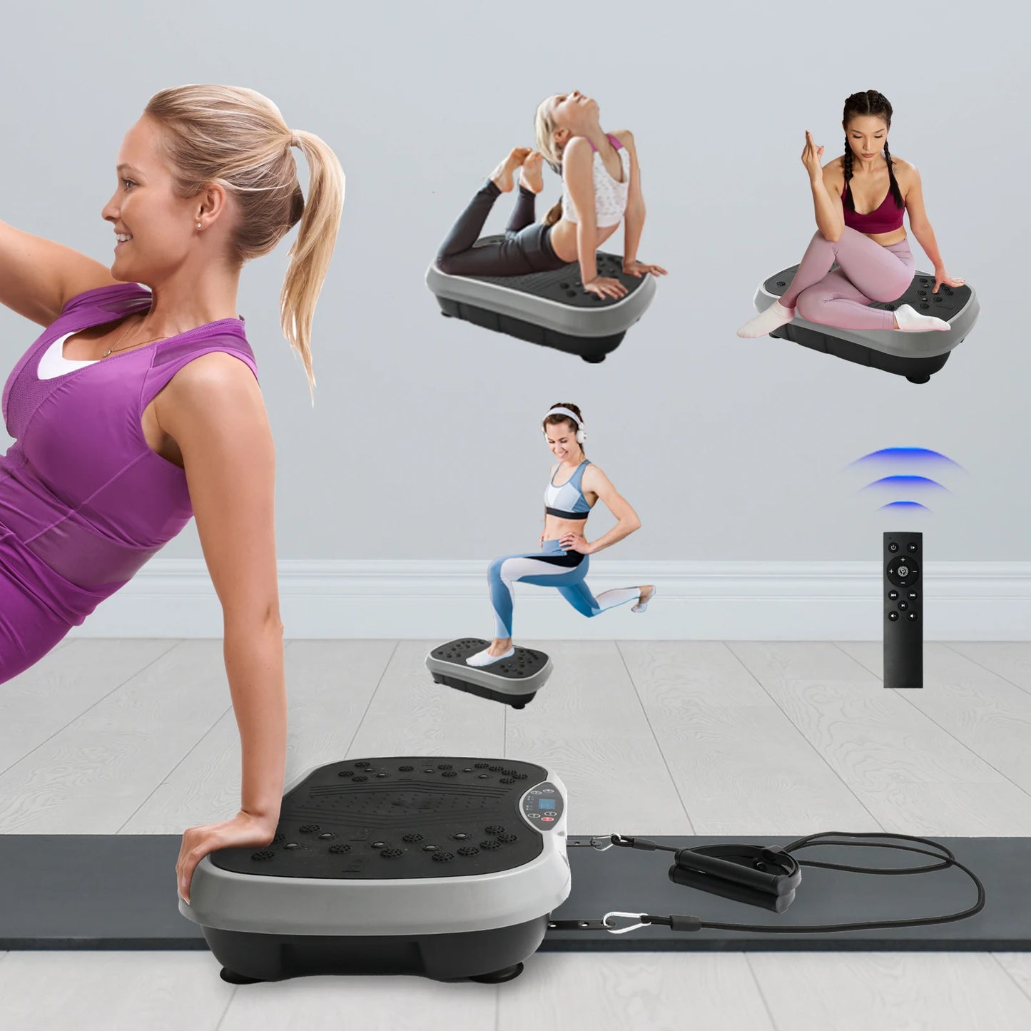 Vibration Plate Exercise Machine for Home Fitness Portable EMS