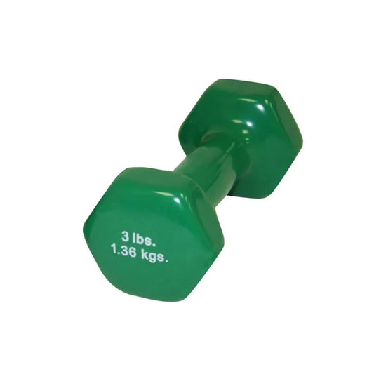 Vinyl Coated Cast Iron Dumbbell for Strength Training Upper Body Workouts