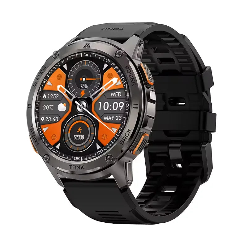 KOSPET TANK T3 Smart Watch For Men With Bluetooth Connectivity