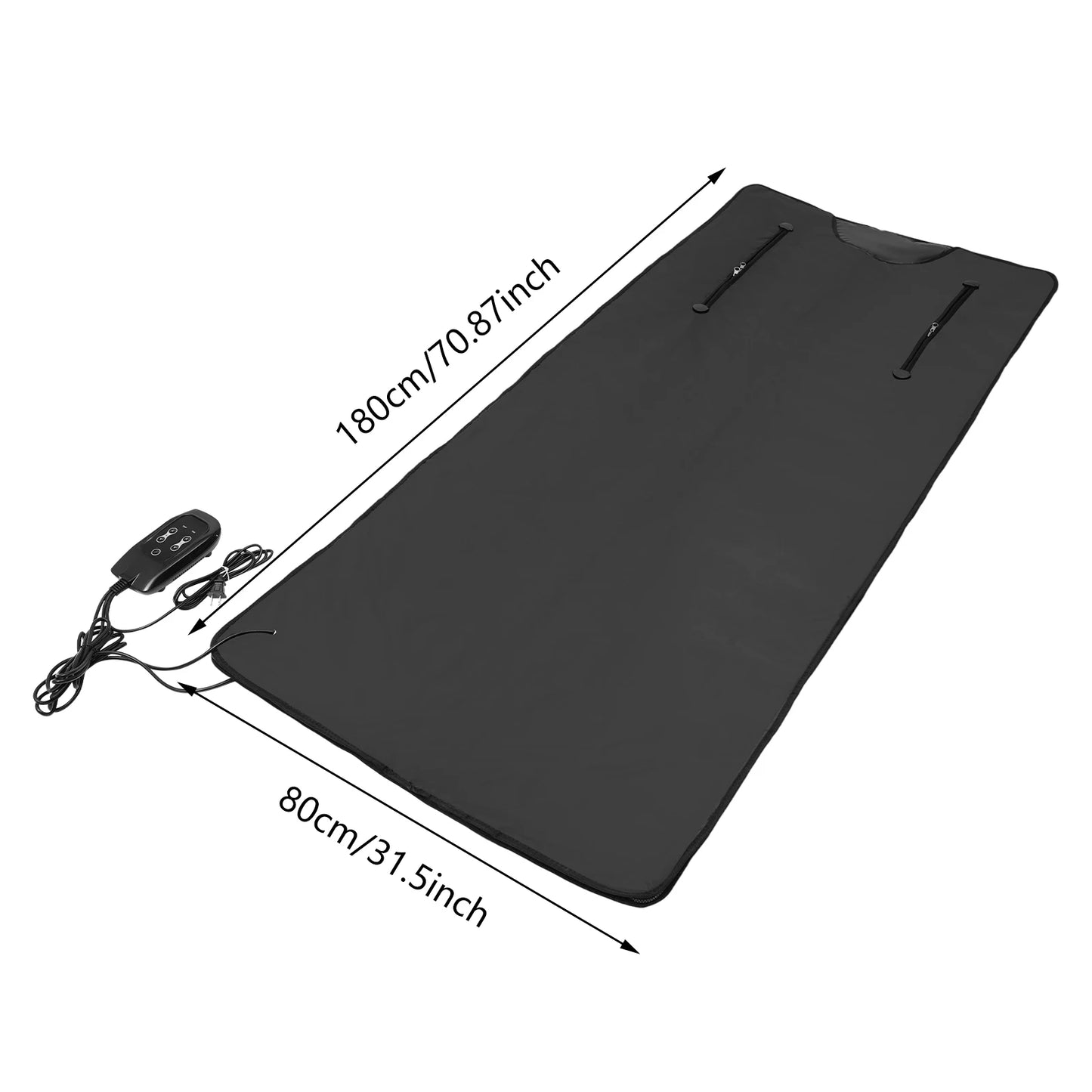 Sauna Blanket, Portable Infrared Sauna Blanket with Adjustable Temp 95-167°F & Controller for Women Home Spa Salon