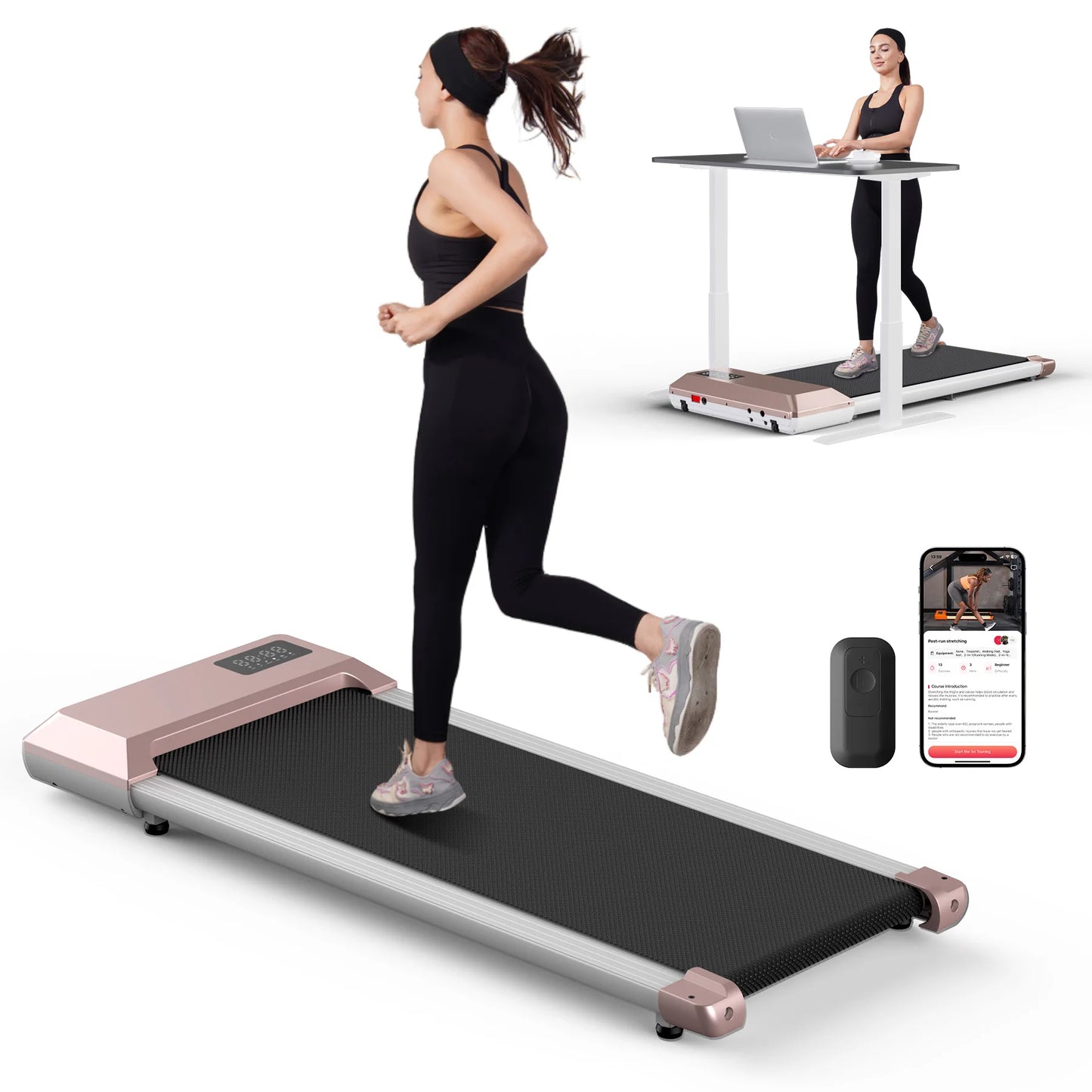 Superun Home Treadmill 2.5HP Walking Running Fitness Machine
