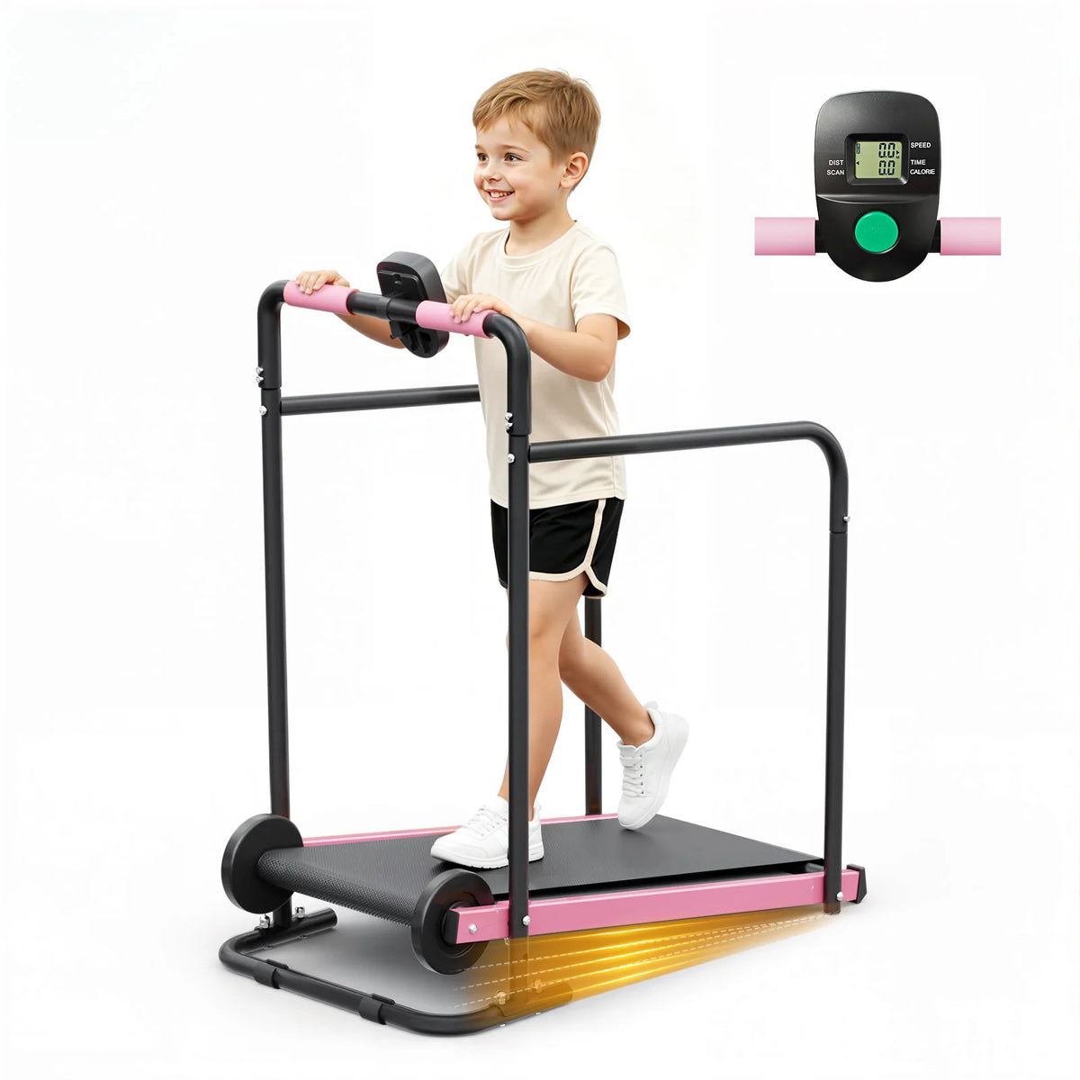 AKLUER Kids Self Propelled Walking Pad Treadmill for Indoor Exercise