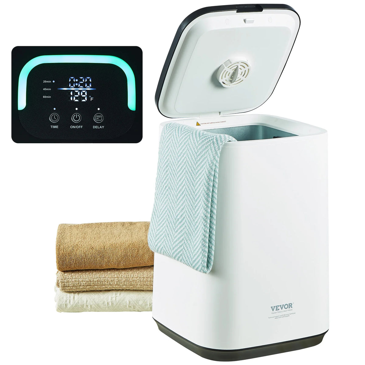 SucceBuy Towel Warmer 20L/25L/35L - Towel Warmer Bucket with Auto Shut Off Child Lock ,LED Screen