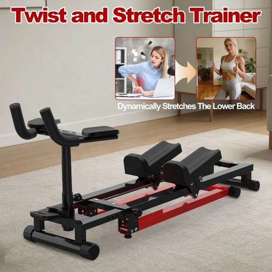 3-In-1 Spine Twist Stretcher, Stair Stepper And Waist Trainer