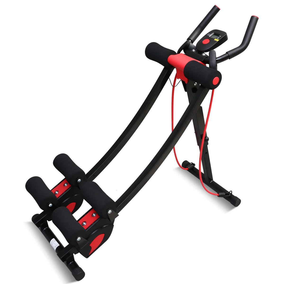 Foldable Adjustable Ab Cruncher Machine for Core Strength Training
