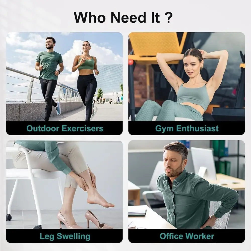 Rechargeable Compression Boots for Leg Recovery with 6 Modes and 4 Intensities