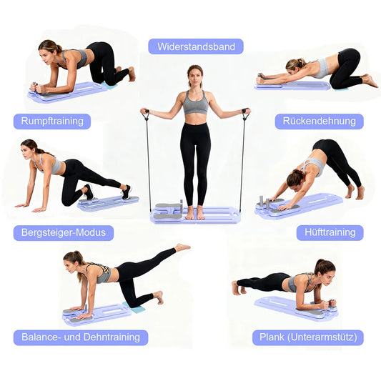 Foldable Pilates Ab Board 5 In 1 Core Training Equipment