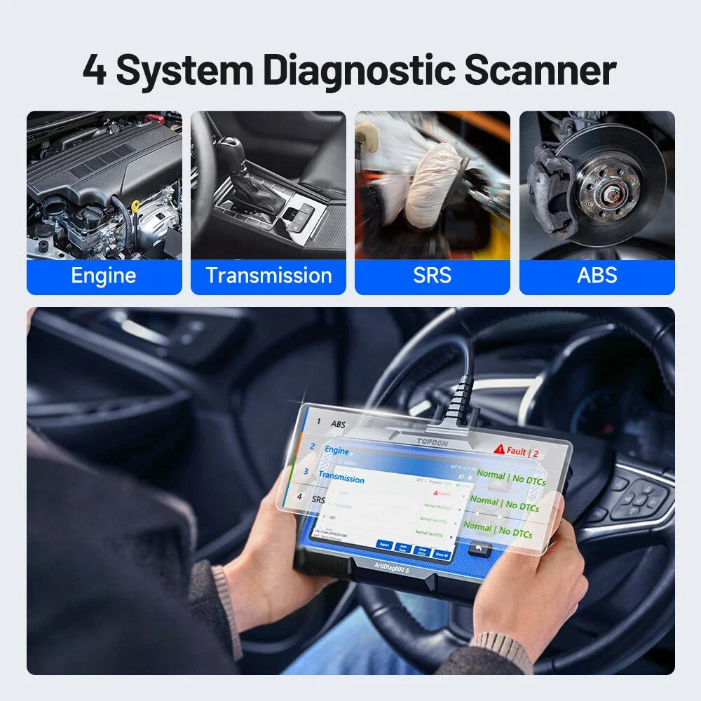 TOPDON  ABS SRS TPMS Engine Test Auto Repair Mechanical Tool
