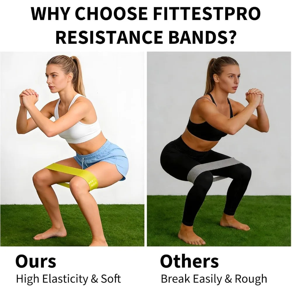 TPE Resistance Bands for Strength Training Fitness and Muscle Stretching