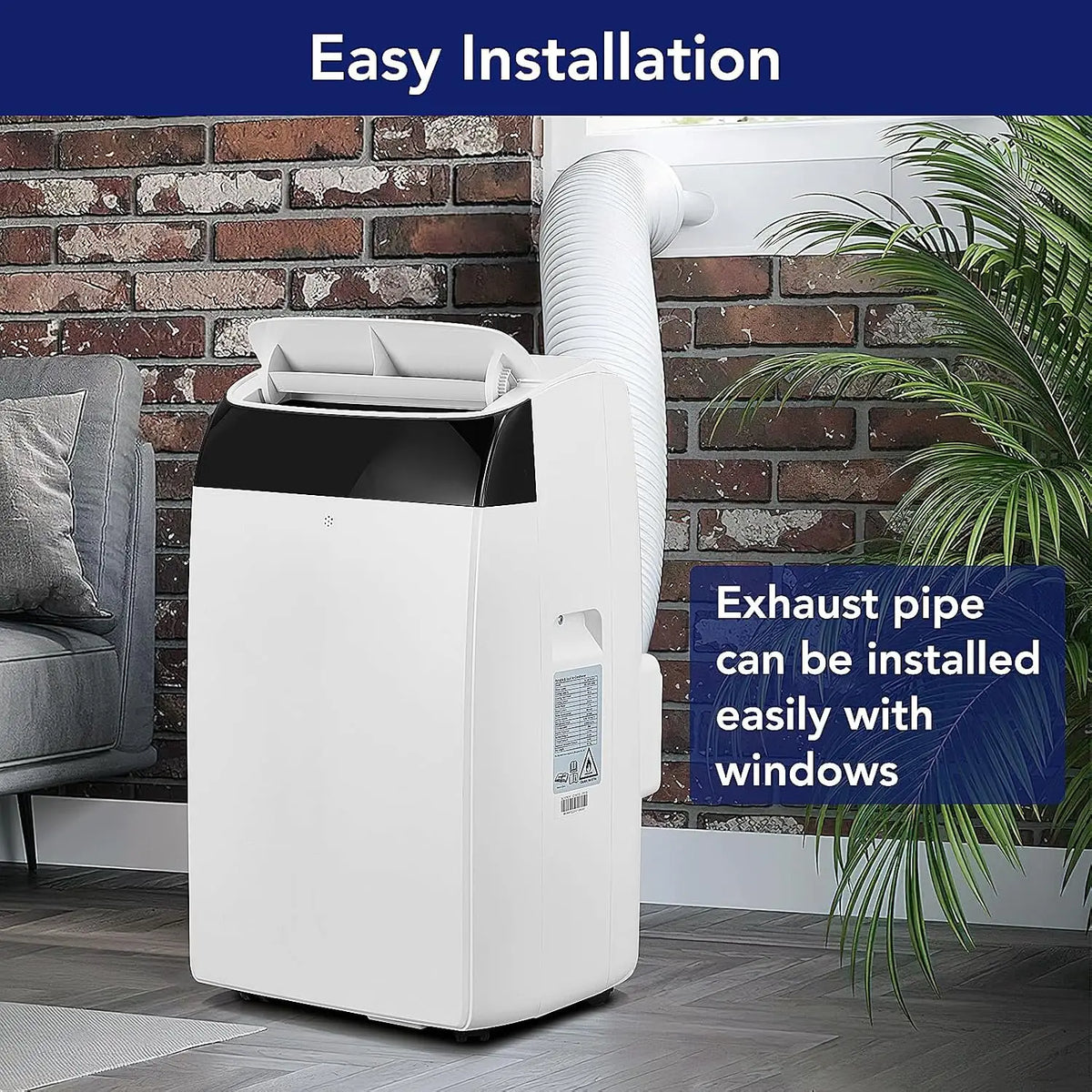 Garvee Portable Air Conditioner 14,000 BTU, Powerful Cooling up to 750 Sq.Ft, 3-in-1 AC Unit Electric Fan with Dehumidifier & Fan Mode