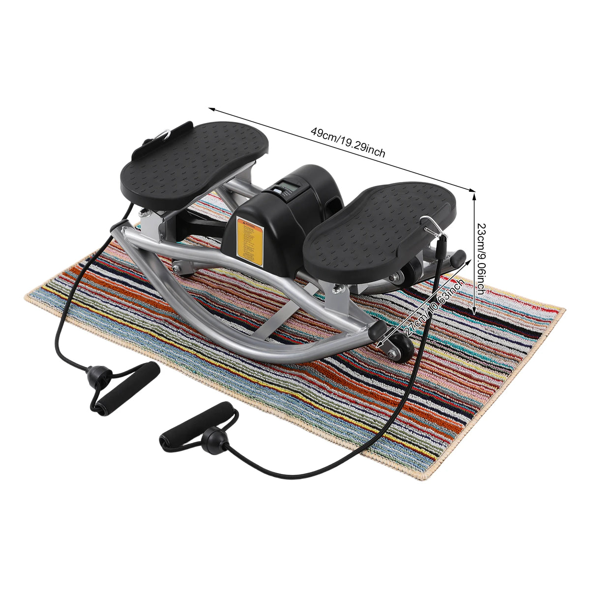 Side To Side Rocking Stepper for Low Impact Home Fitness