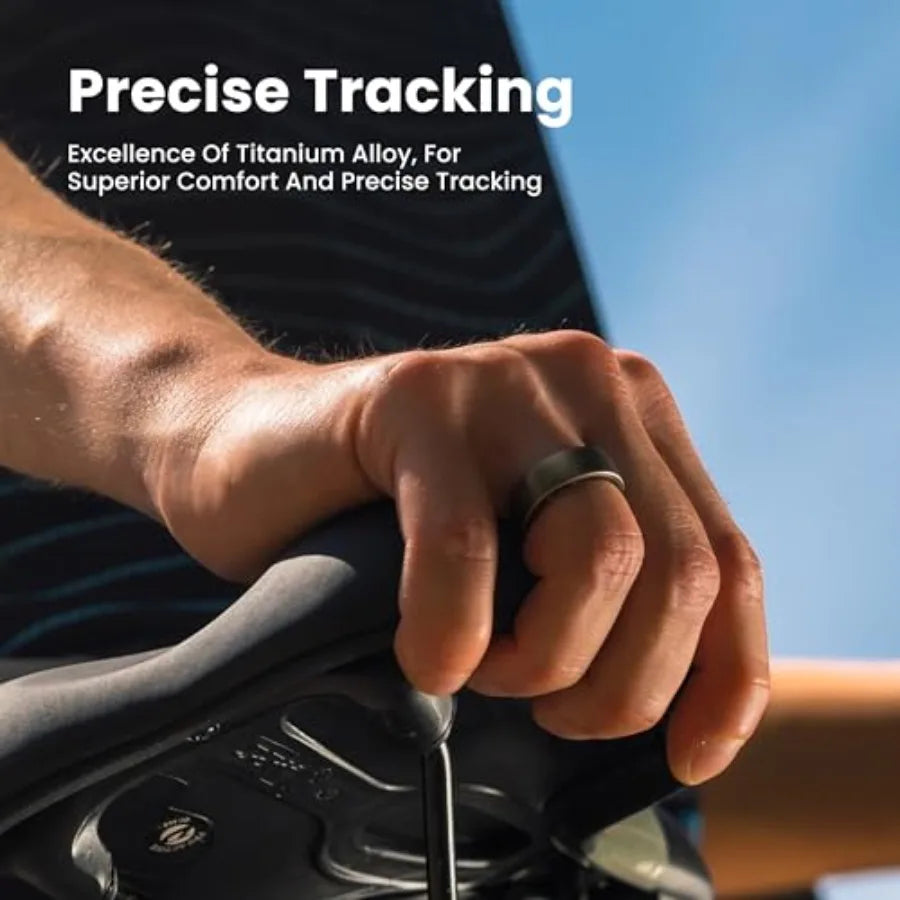 Smart Ring Health Tracker Fitness Ring Monitors Sleep Heart Rate