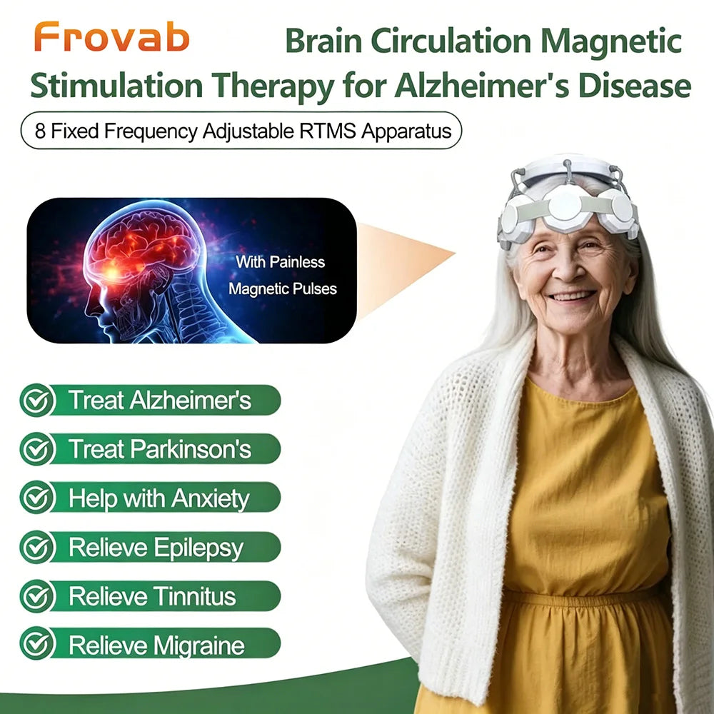 Brain Stimulation Machine rTMS Parkinson Depression Insomnia Stroke Recovery PTSD OCD Neurological Disorder