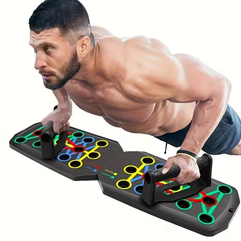 Portable Multifunctional Push Up Board, Foldable Push Up Bar Resistance