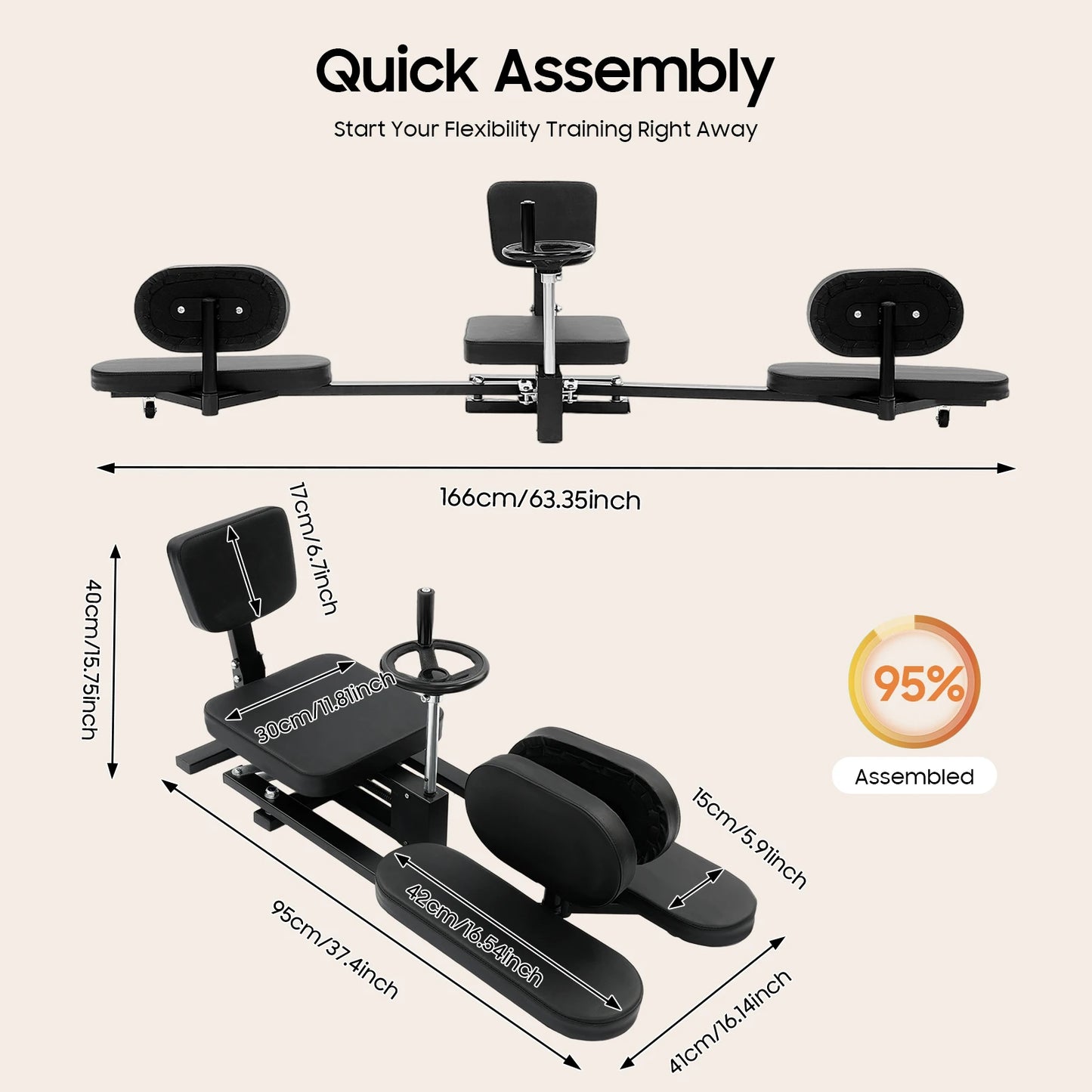 Leg Stretcher Heavy Duty Split Machine For Flexibility